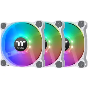 120Mm Thermaltake Pure 12 Argb Sync Radiator Fan White Tt Premium Edition 3 Pack
