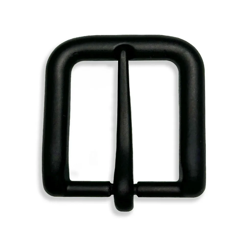 1.25" Matte Black #19 Buckle