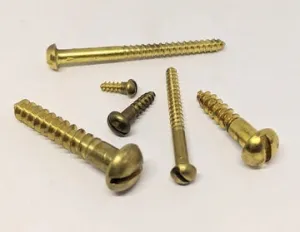 #6 SRH Wood Screws, Brass