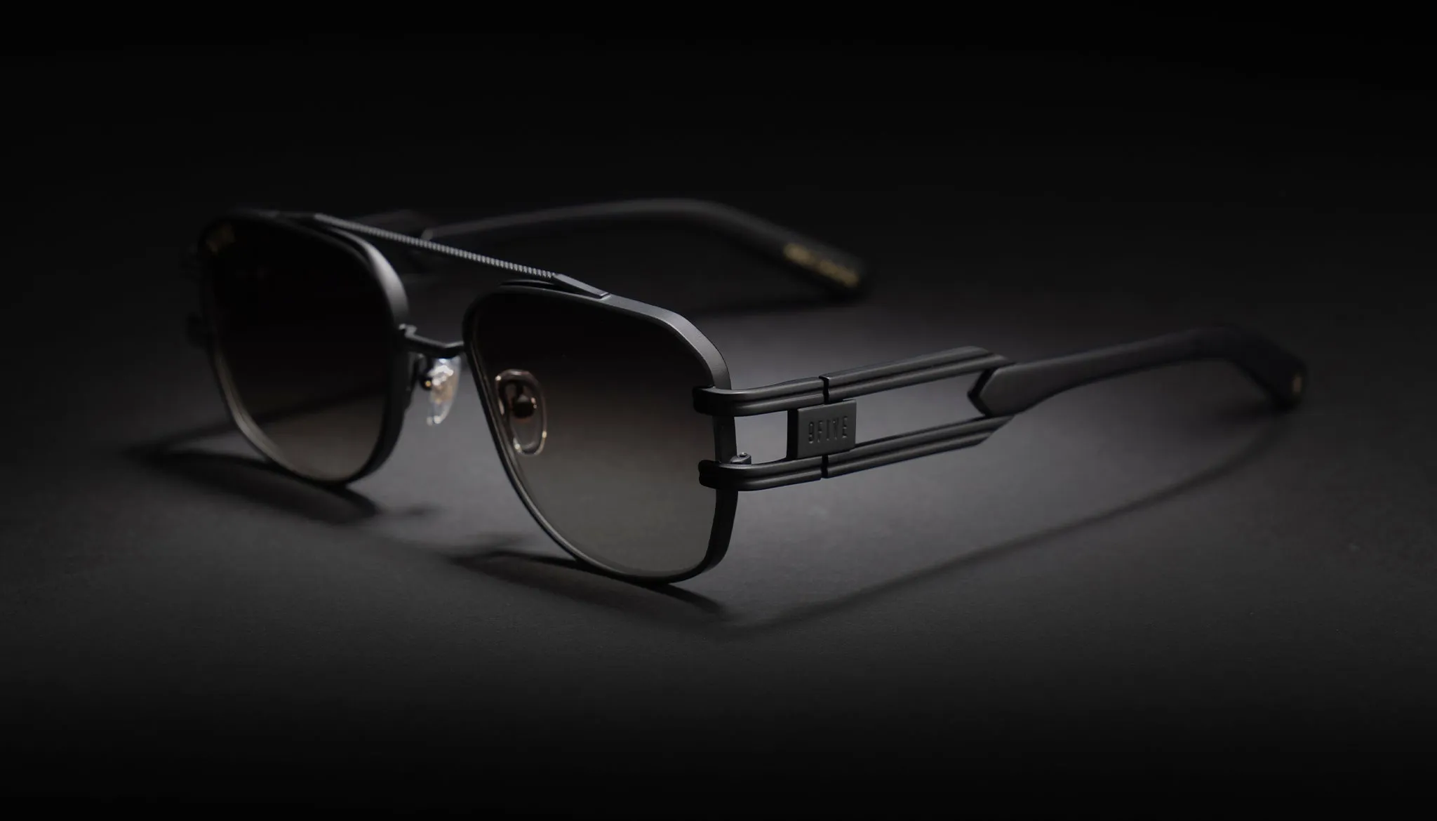 9FIVE Royals XL Matte Blackout Sunglasses Rx