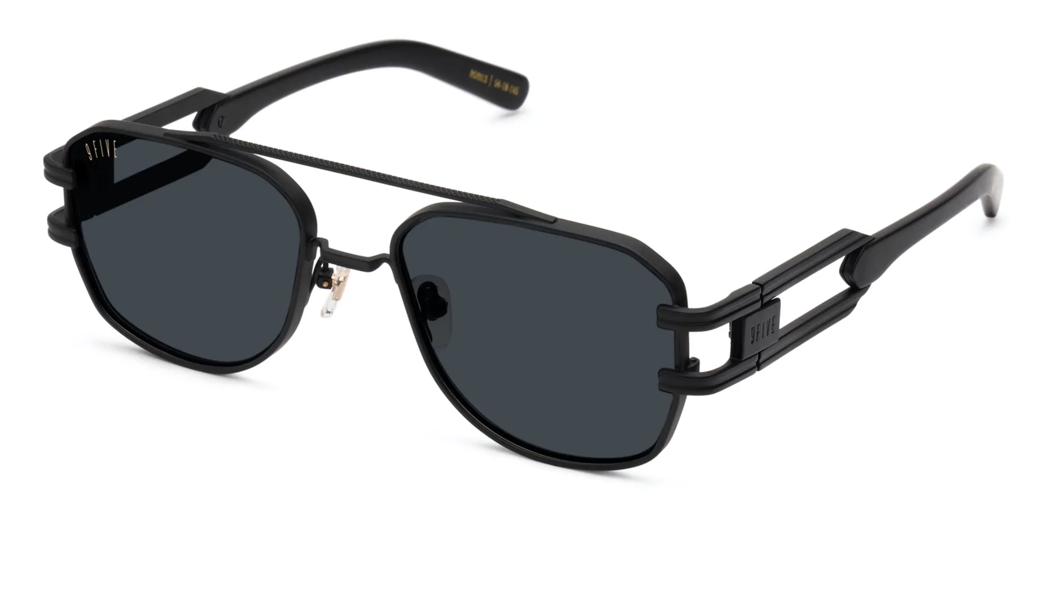 9FIVE Royals XL Matte Blackout Sunglasses Rx