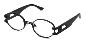 9FIVE St. James XL Matte Blackout Clear Lens Glasses Rx