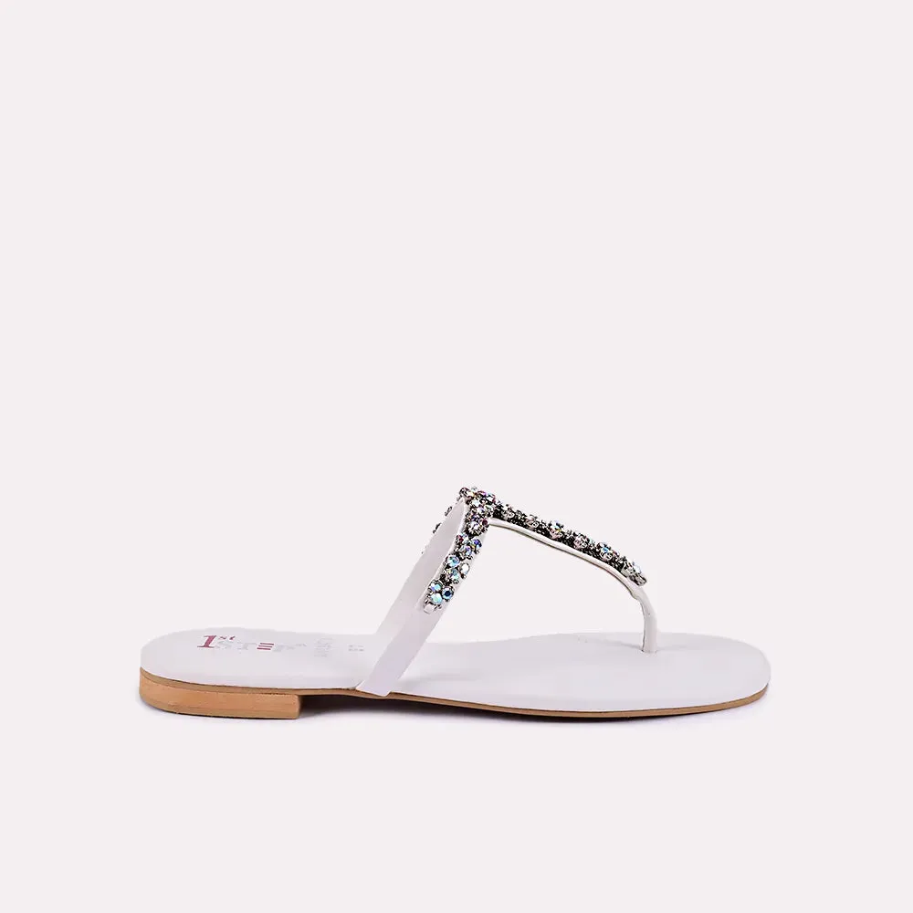 Addison White Fancy Slippers 0412477