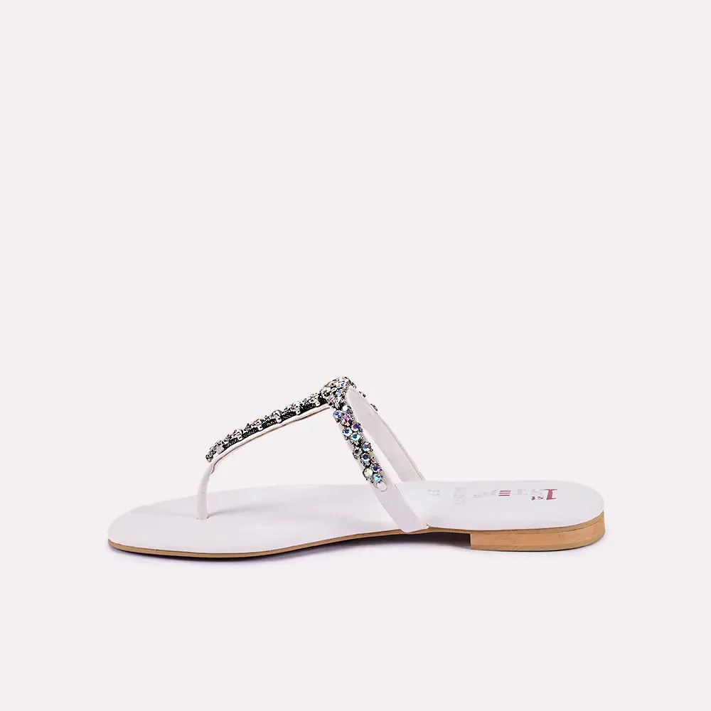 Addison White Fancy Slippers 0412477