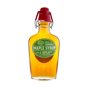 Amber Maple Syrup Glass Clasp Top