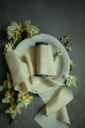 Antique Gold Silk Ribbon