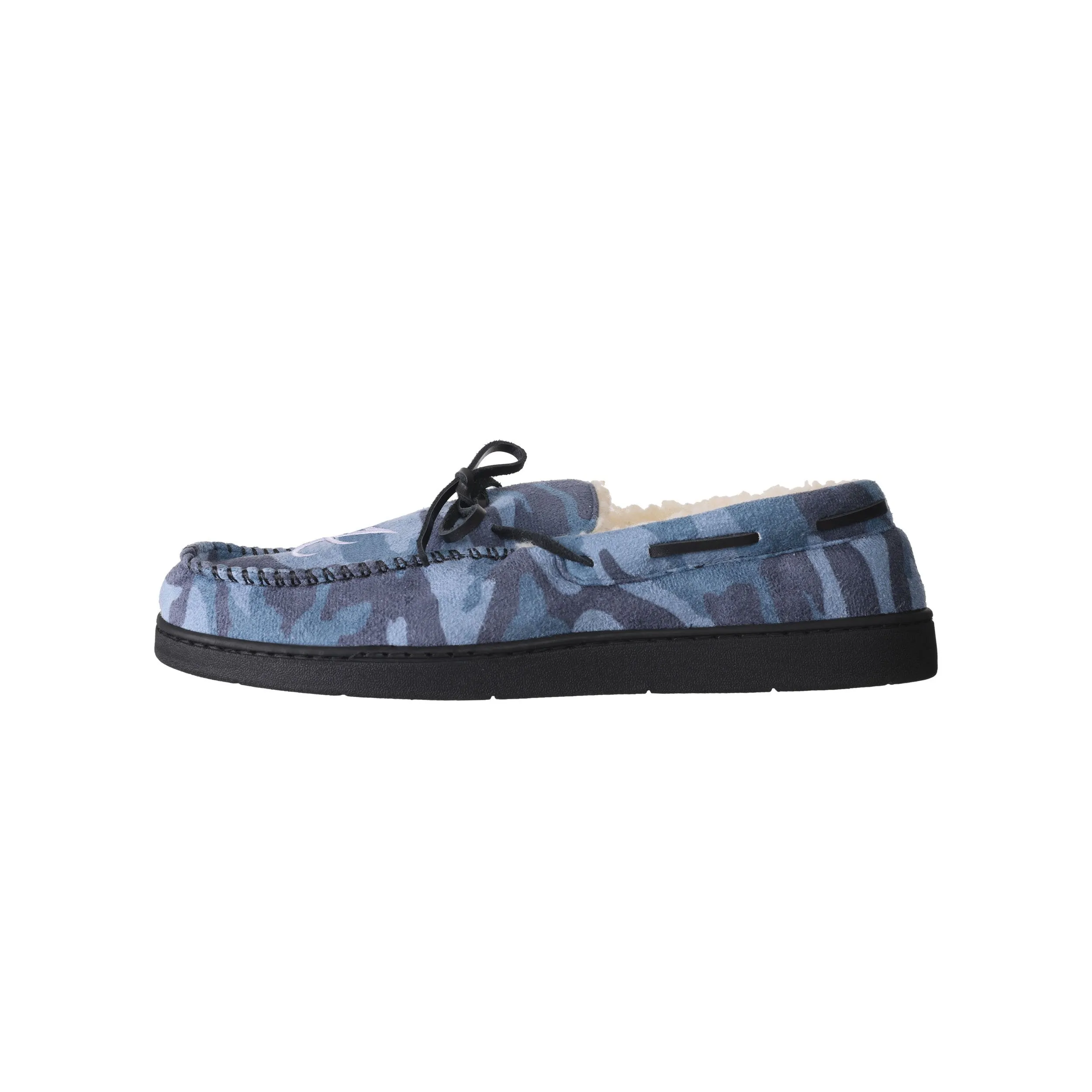 Atlanta Braves MLB Mens Printed Camo Moccasin Slippers