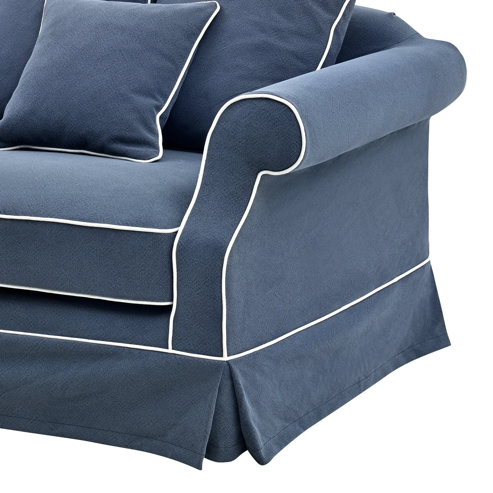 Avalon Hamptons 3 Seat Sofa Navy