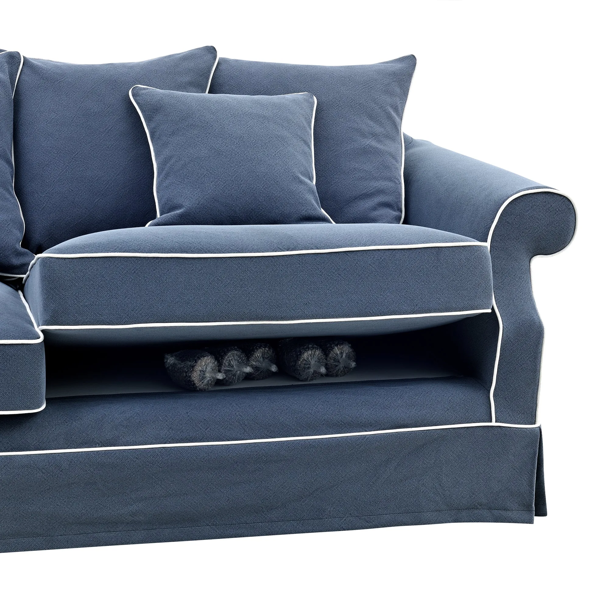 Avalon Hamptons 3 Seat Sofa Navy