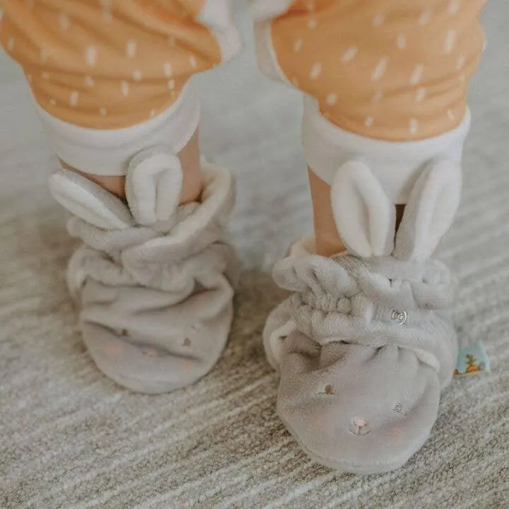 Baby Layette | Bloom Bunny Hoppy Feet Slippers  | Bunnies by the Bay