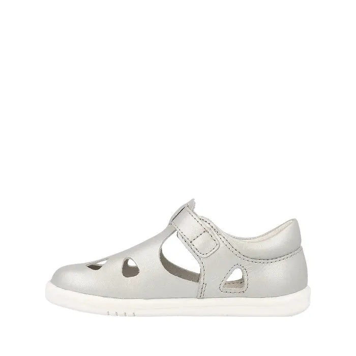 Bobux IWalk IW Zap II Sandal Metallic Silver  Shoe Sandal