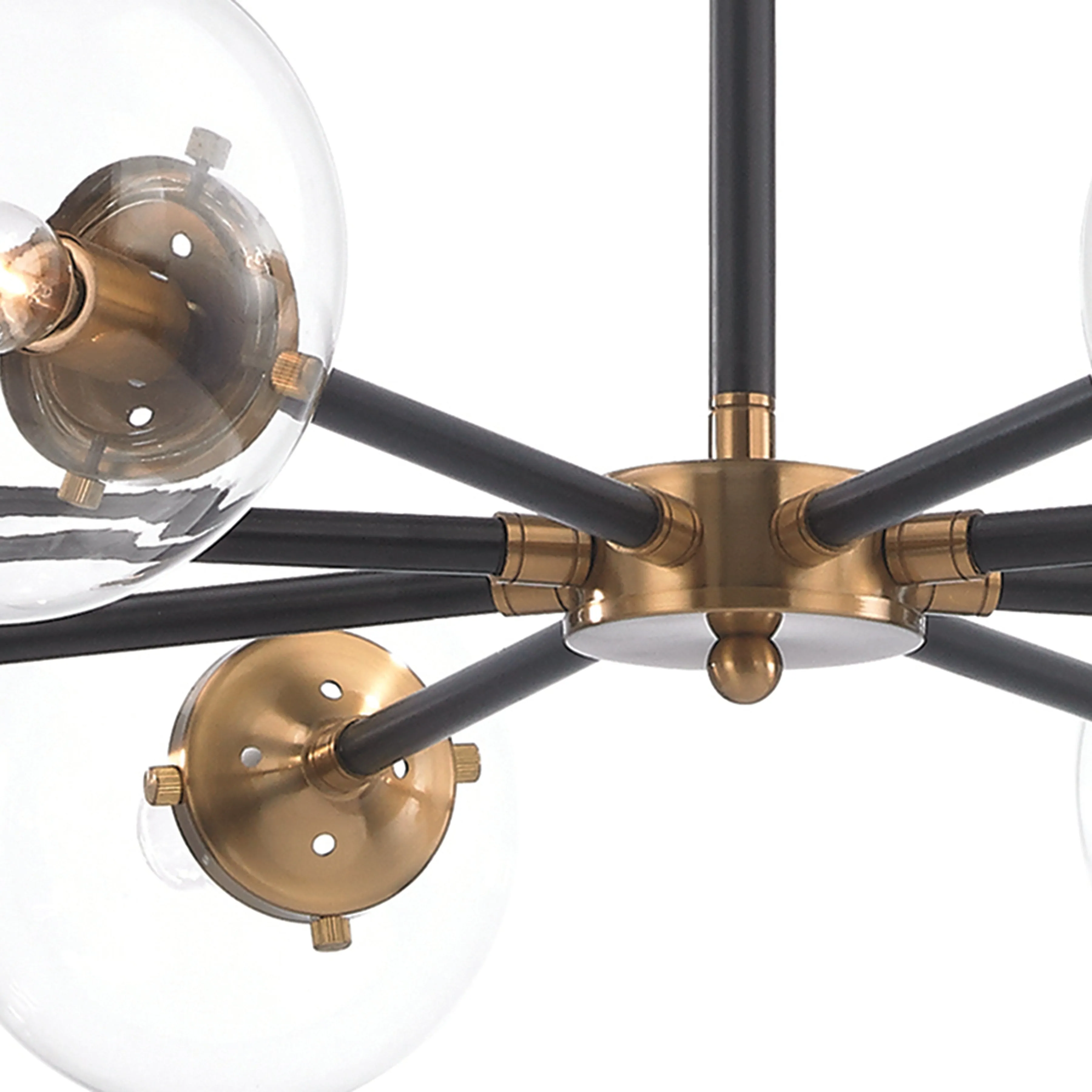 Boudreaux 36" 8 Light Chandelier in Antique Gold
