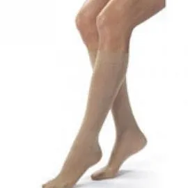 BSN Jobst Opaque Knee High Moderate Compression Stockings Extra-large, Natural, Closed Toe, Latex-free - 1 Pair