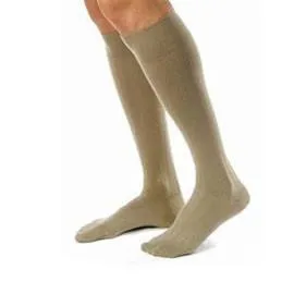 BSN Jobst Relief Knee High Firm Compression Stockings Large Full Calf, Beige, Closed Toe, Unisex, Latex-free - 1 Pair