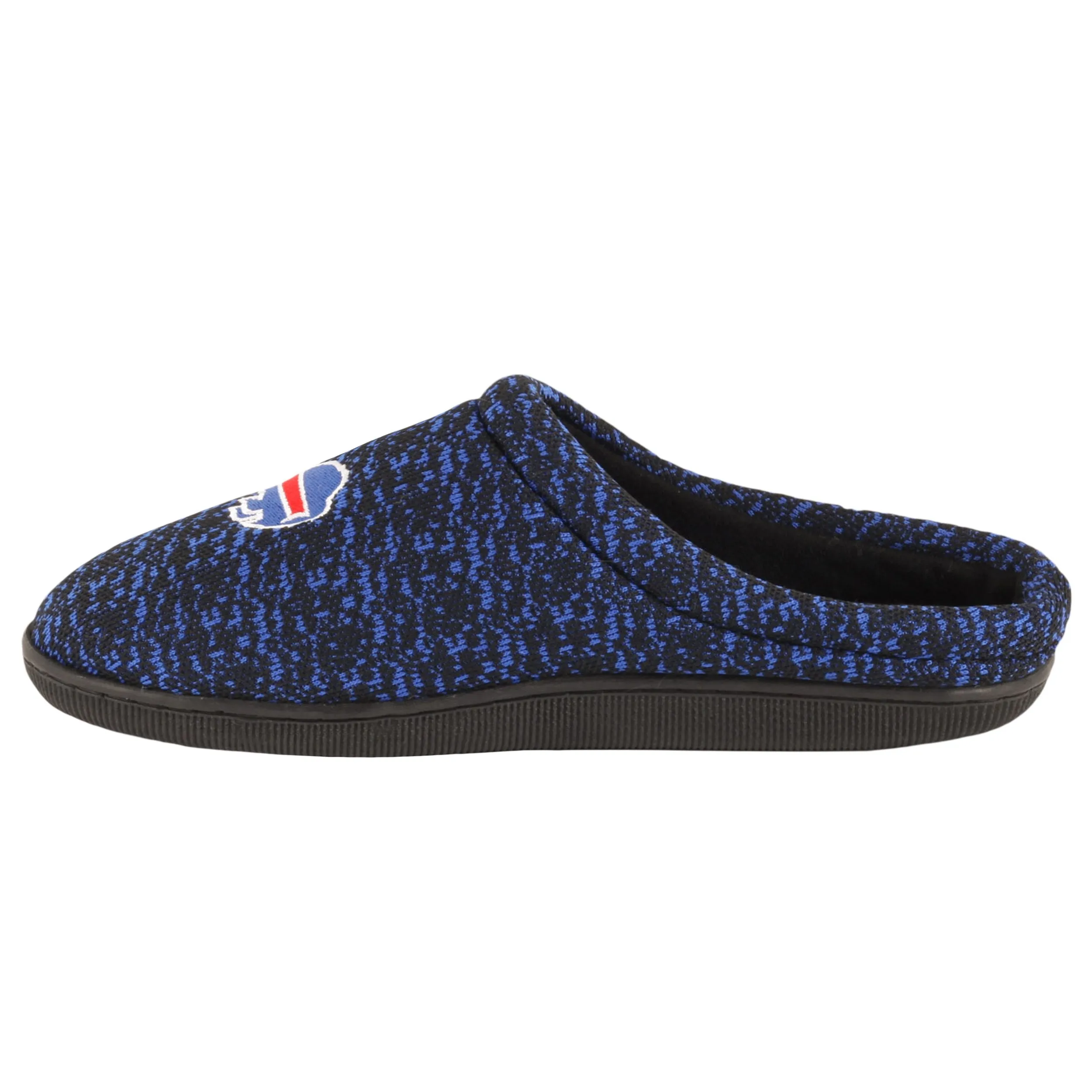 Buffalo Bills NFL Mens Poly Knit Cup Sole Slippers