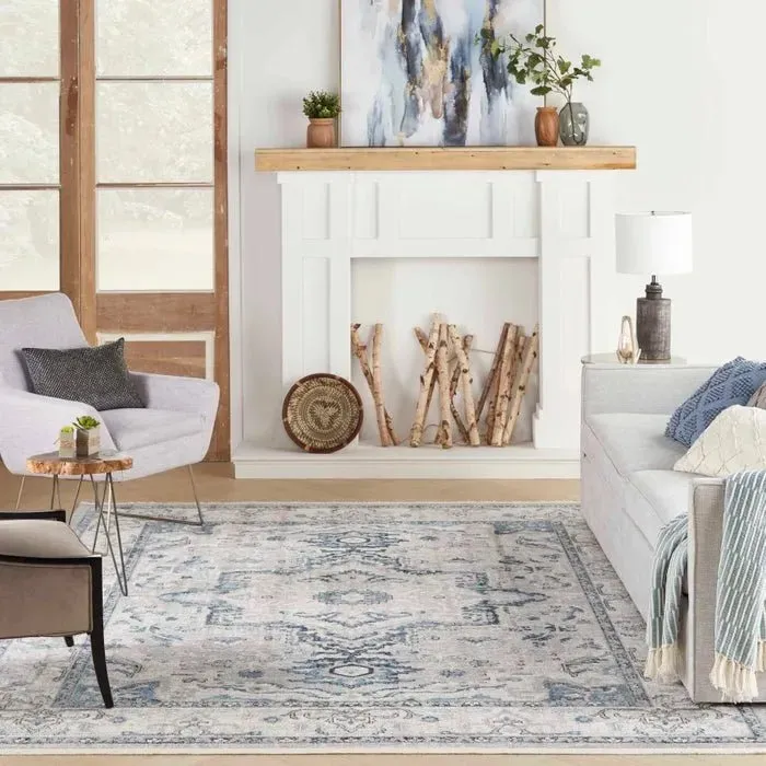 Carina CNA02 Grey/Blue Rug