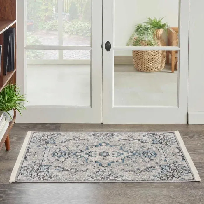 Carina CNA02 Grey/Blue Rug