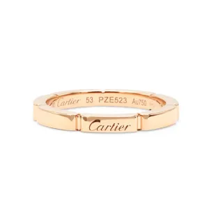 Cartier Maillon Panthère Ring Size 53 - 18ct Rose Gold