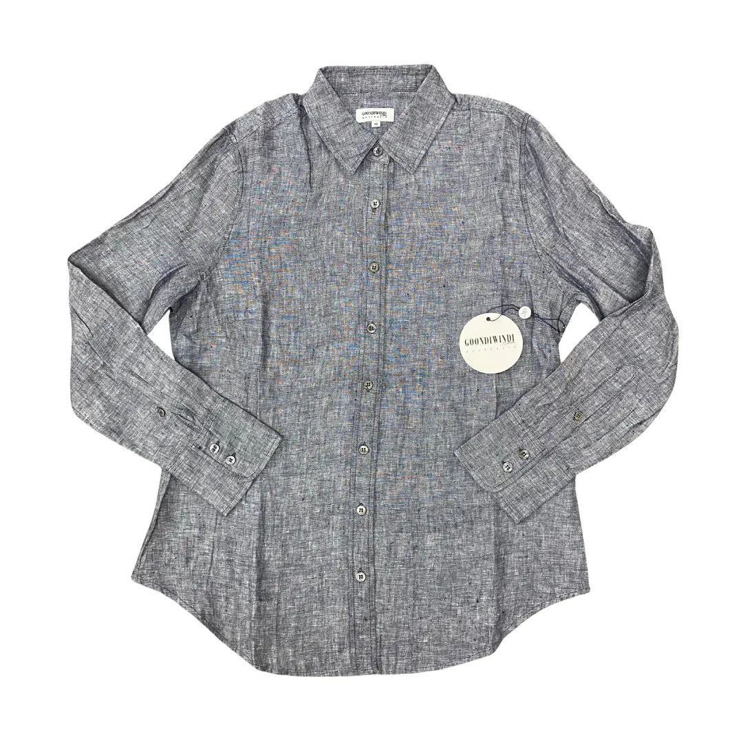 Casual Linen Shirt Navy