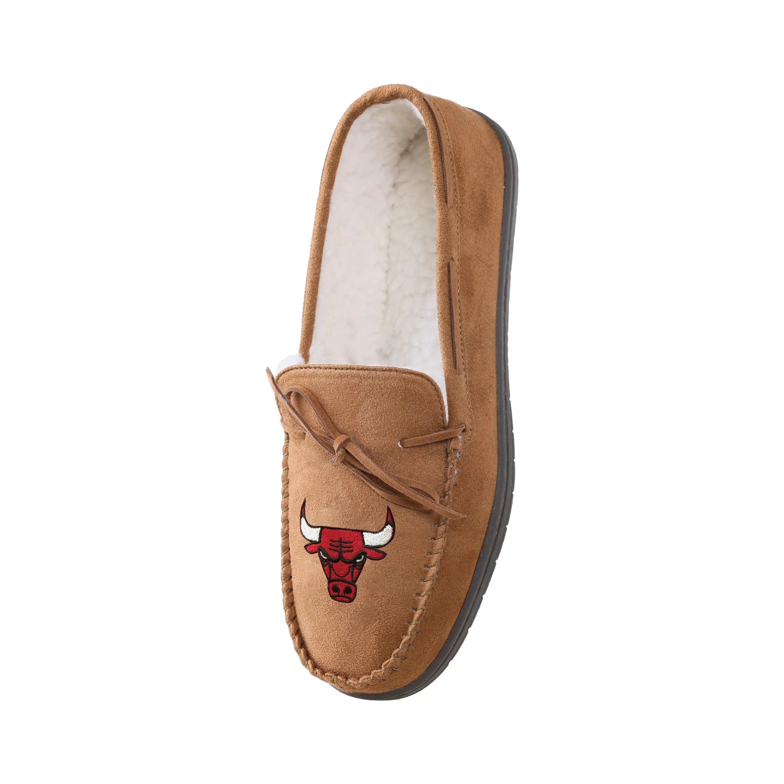 Chicago Bulls NBA Mens Moccasin Slippers