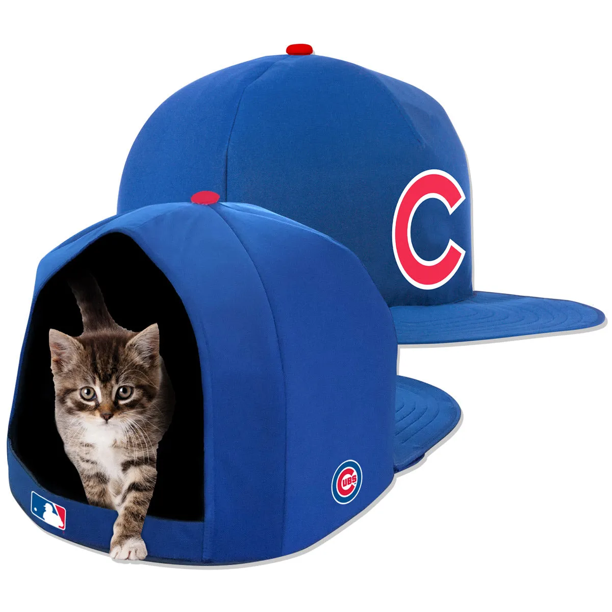 CHICAGO CUBS NAP CAP PLUSH DOG BED