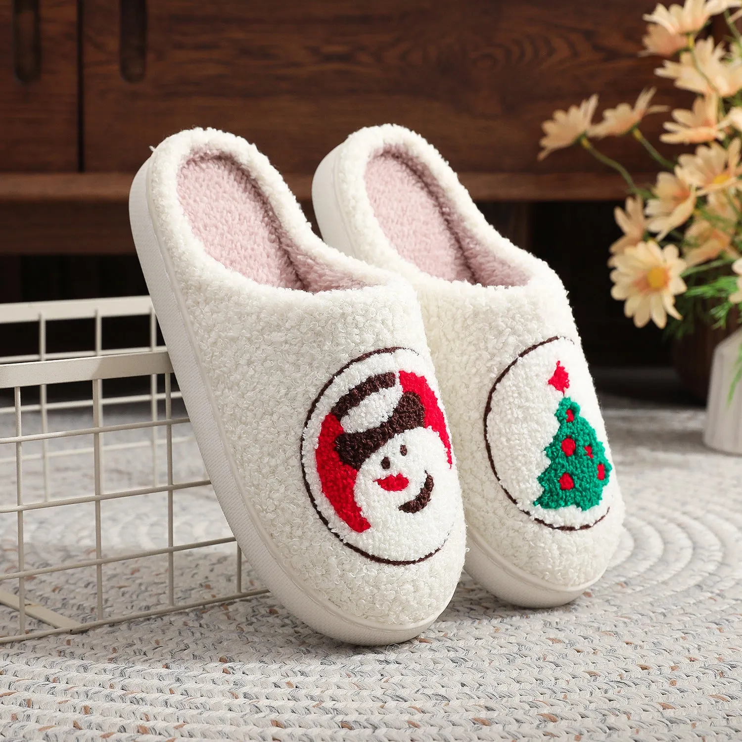 Christmas 🎄Cookie Print Home Slippers