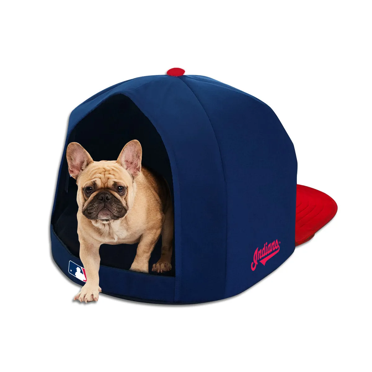 CLEVELAND INDIANS NAP CAP PLUSH DOG BED