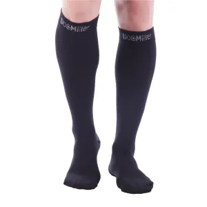 Closed Toe Compression Socks 8-15 mmHg BLACK