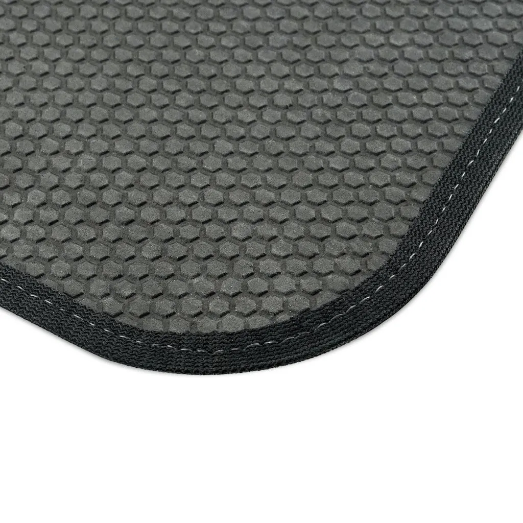 Crowgodshi Car Mats (2x Front), BURGUNDY