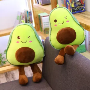 Cute 3D Avocado Stuffed Plush Toy - Perfect Gift for All Ages