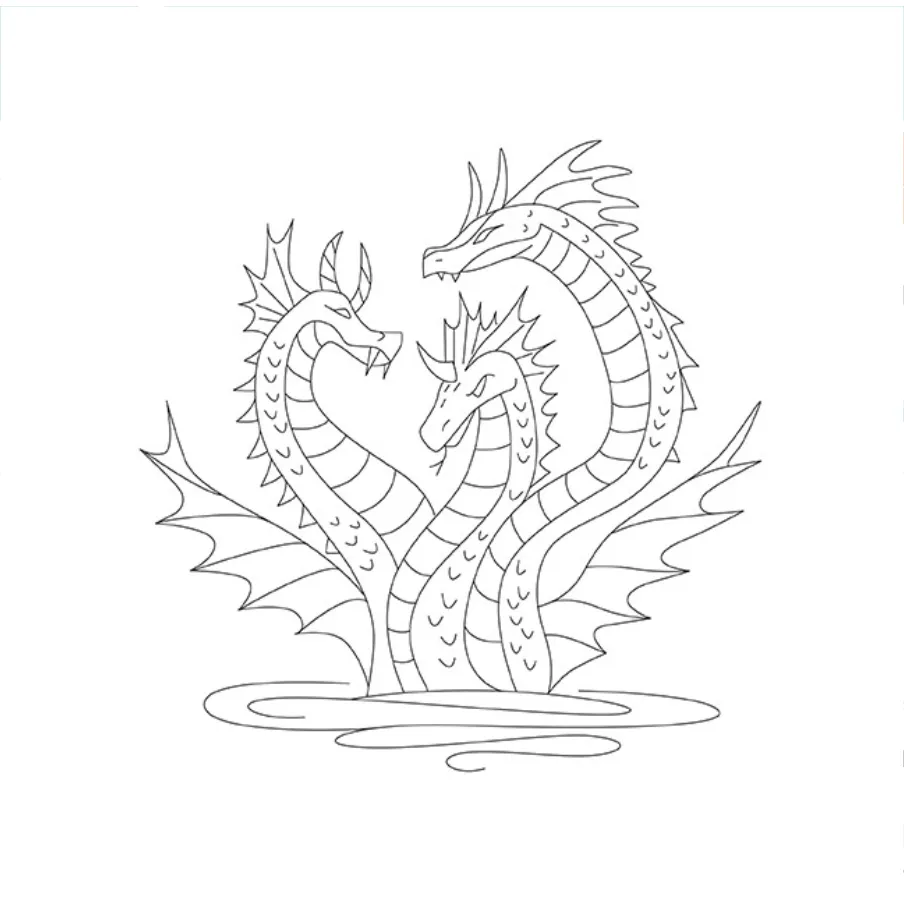 Embroidered Mythical Creatures Iron-On Transfer Pack