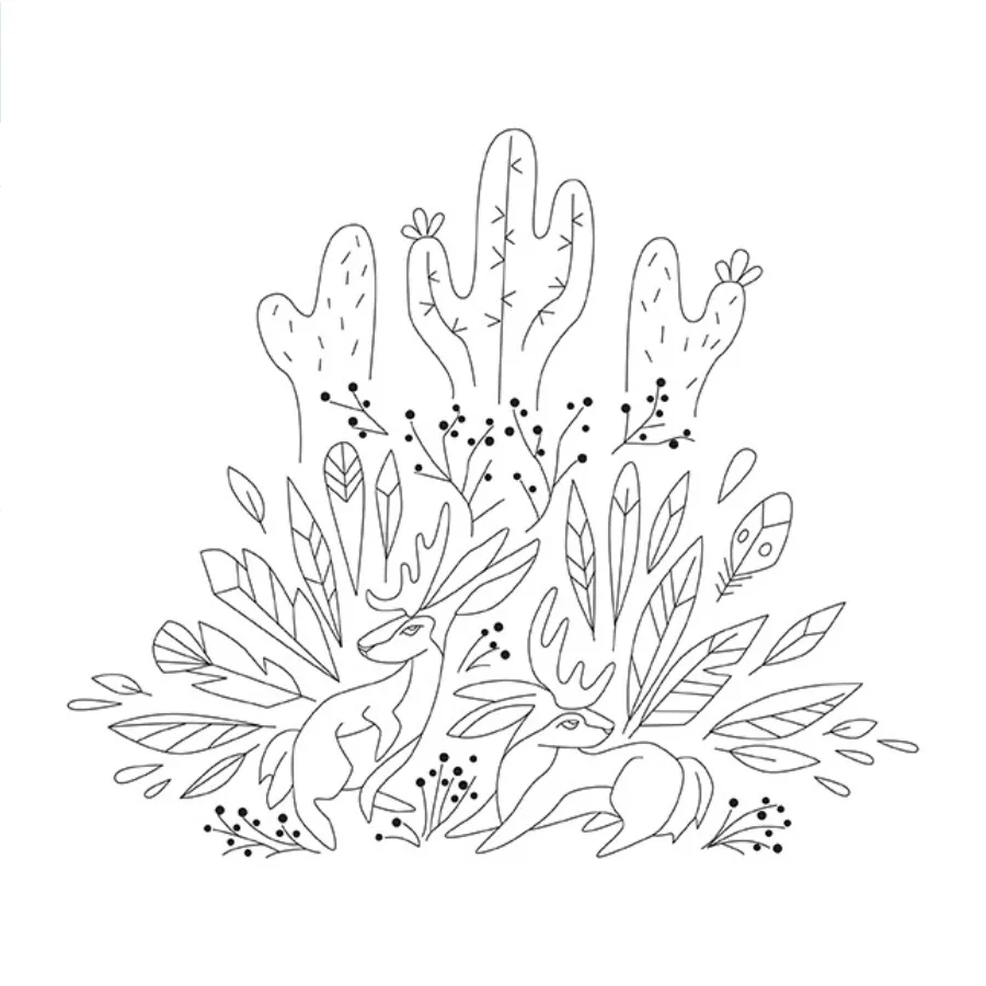 Embroidered Mythical Creatures Iron-On Transfer Pack