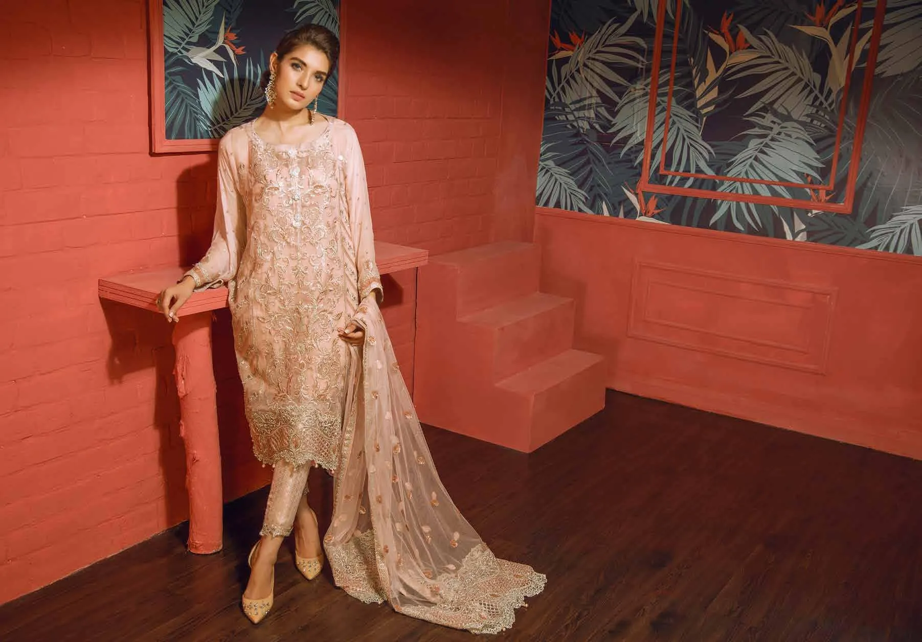 Eshaal Embroidered Luxury Chiffon Collection Vol-2 by Emaan Adeel – EA09