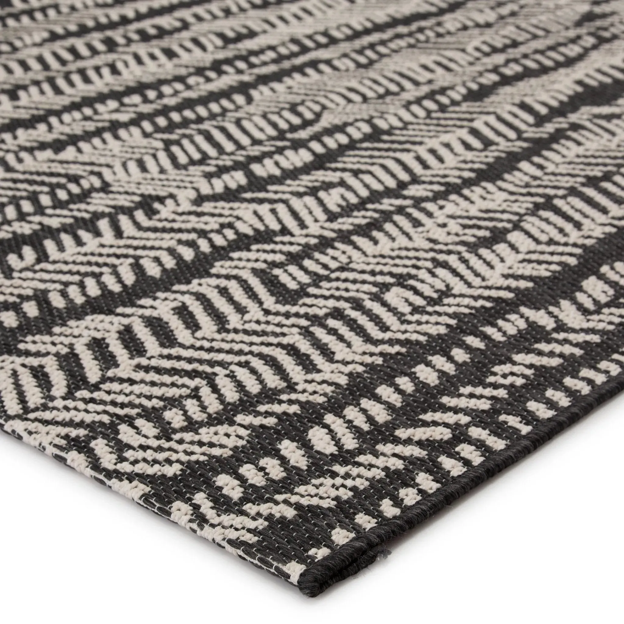 Fresno FSN05 Black/Cream Rug