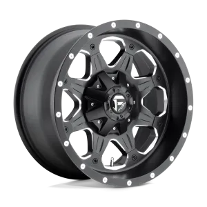 Fuel Boost Wheels Matte Black Milled D534 | 2023-2016 Toyota Tacoma / 2010  4Runner (Multiple Size Options)