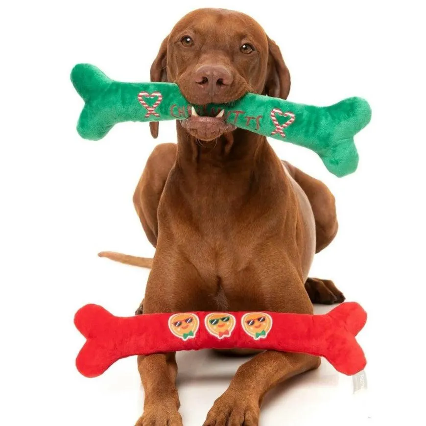 Fuzzyard | Merry Chrismutts-  2pk Bone Toy