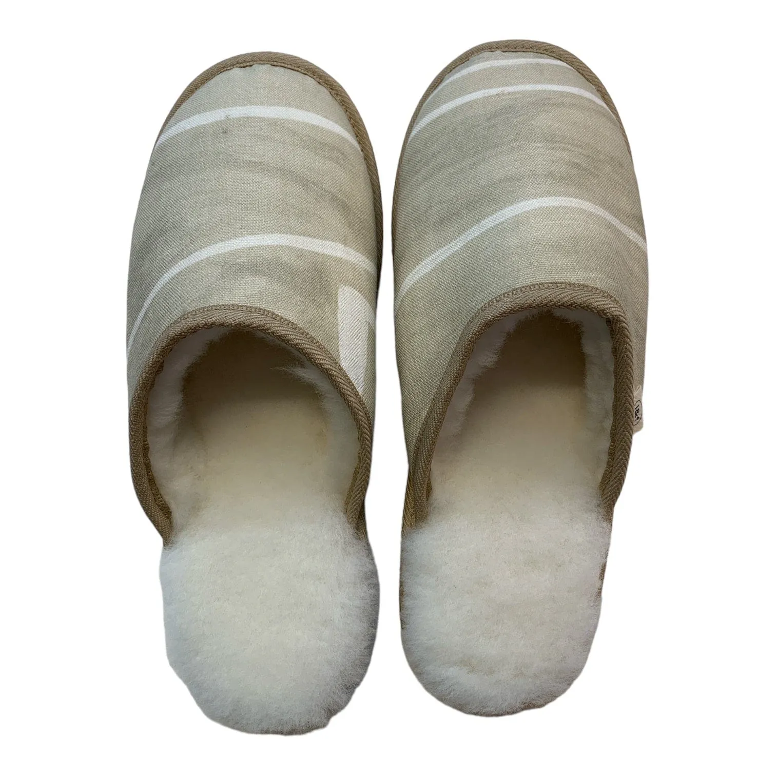 Graffito Large White Slippers