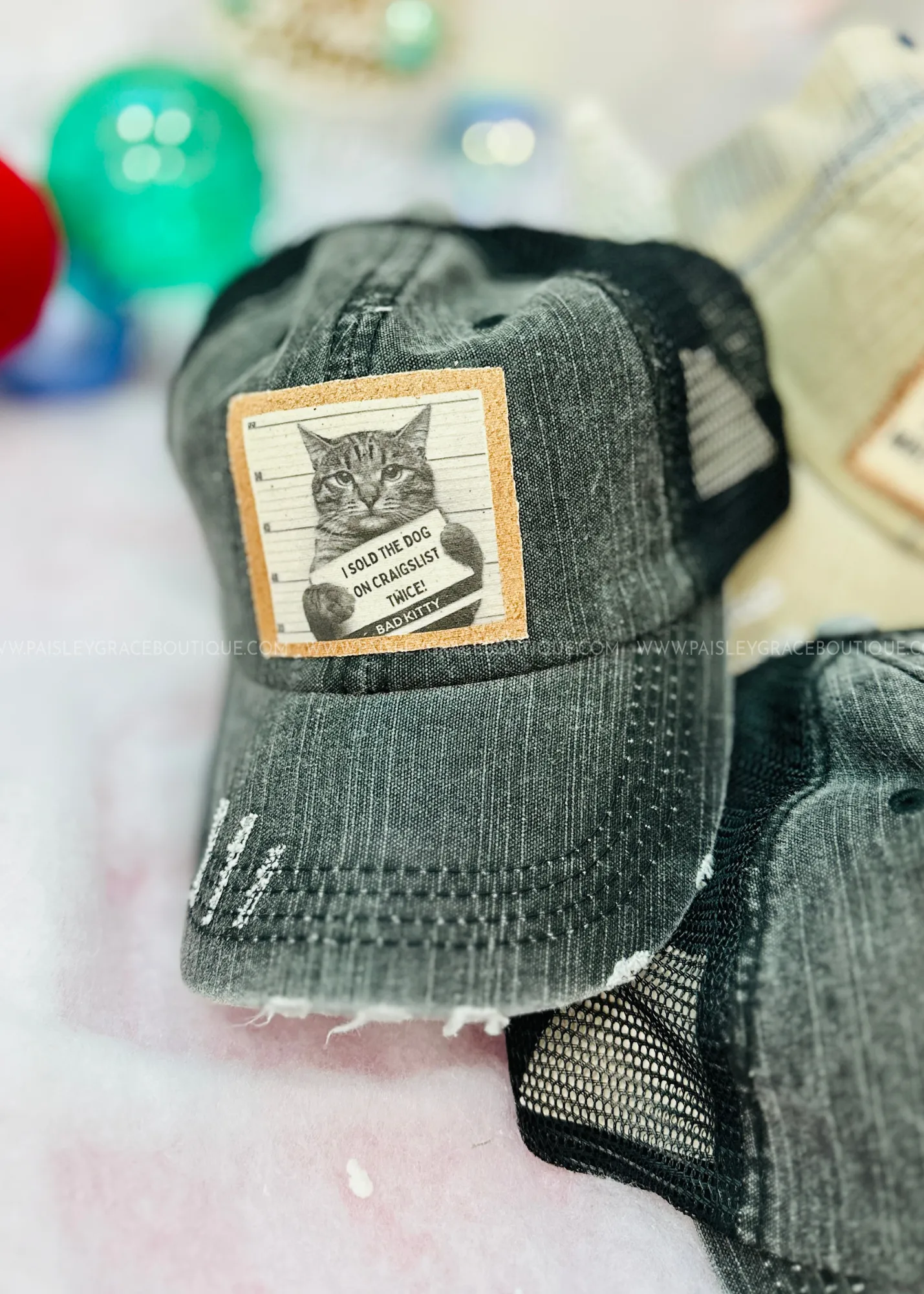 Handmade Patched Baseball Caps - 4 Styles