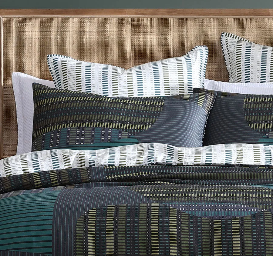 Hemsworth European Pillowcase Charcoal