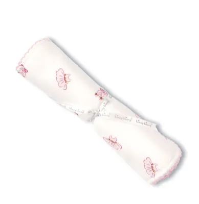 Kissy Kissy Pink Ballet Slippers Burp Cloth