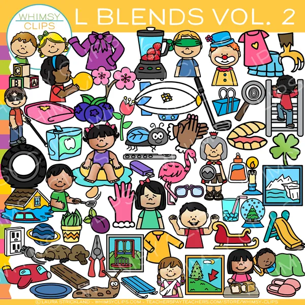L Blends Clip Art Volume Two