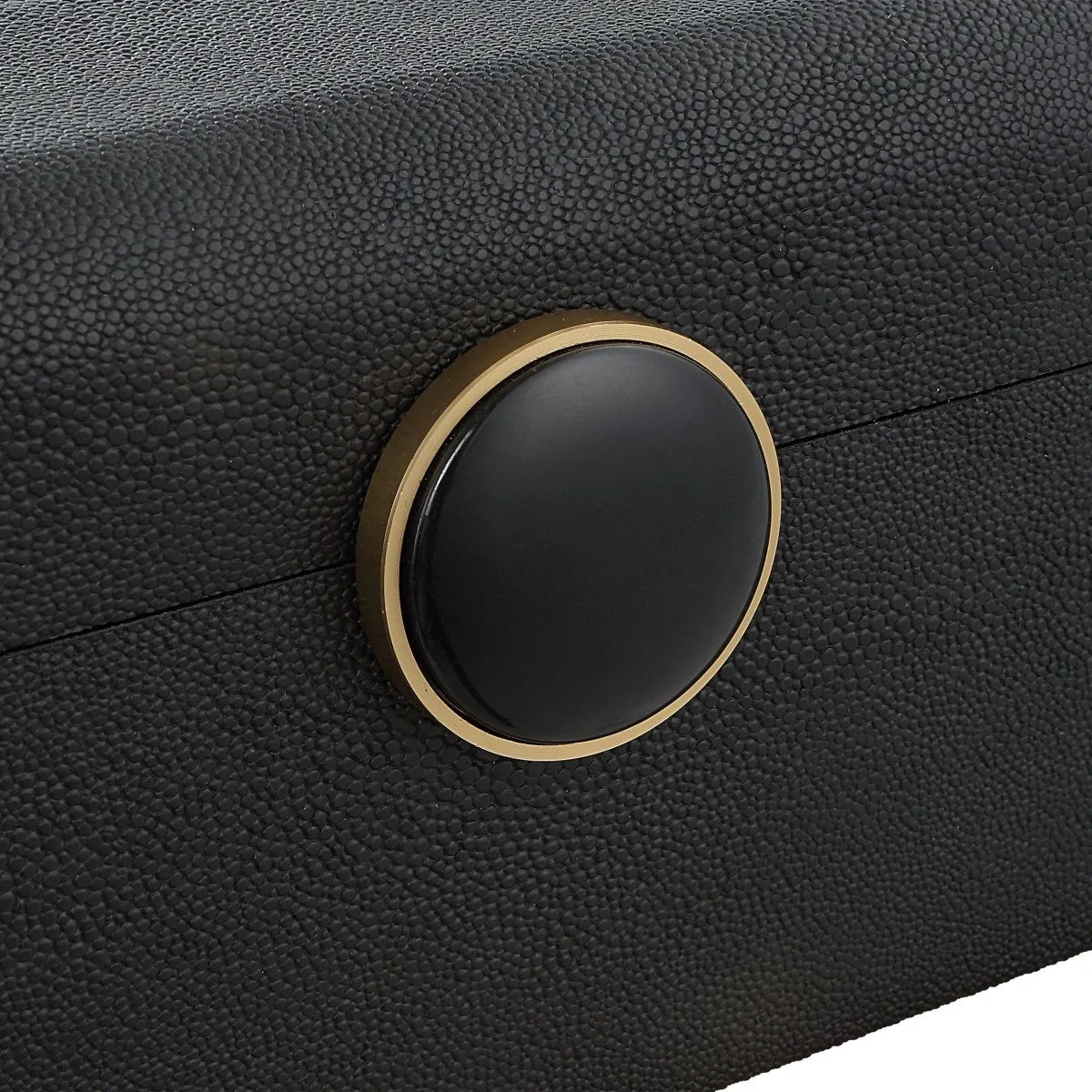 Lalique Black Shagreen Box