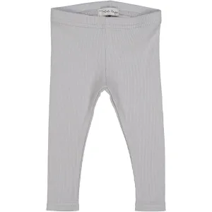 Lil Leggs Light Gray Ribbed Leggings