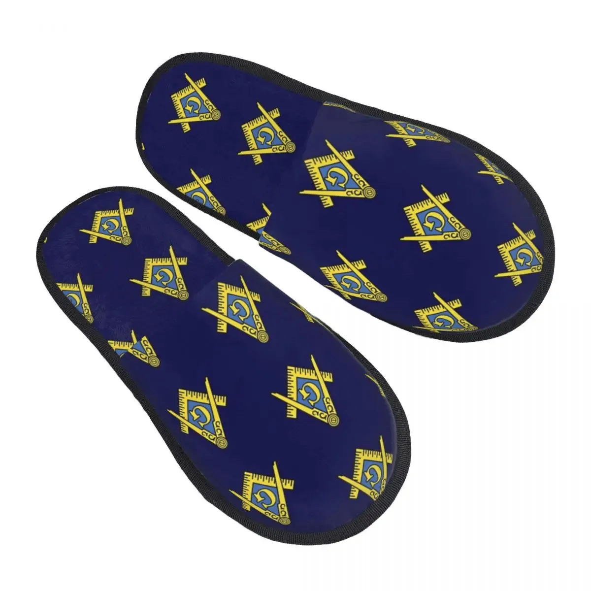 Master Mason Blue Lodge Slipper - Square & Compass G Pattern