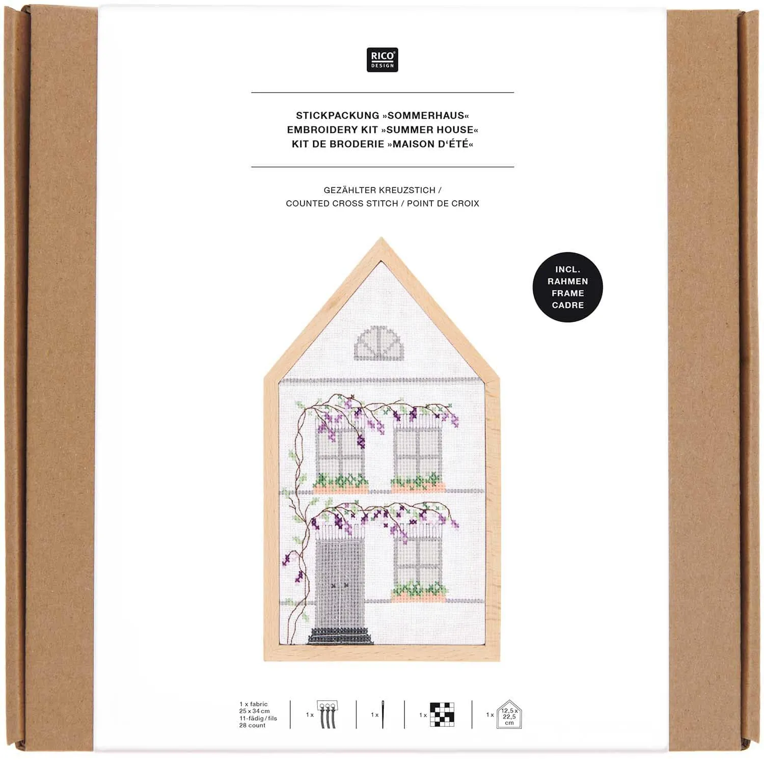 Medium Summer House Cross Stitch Kit