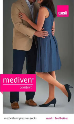 Mediven Comfort, 15-20 mmHg, Knee High w/ Silicone Band, Open Toe