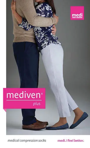 Mediven Plus, 20-30 mmHg, Thigh High, Beaded Silicone Band, Closed Toe