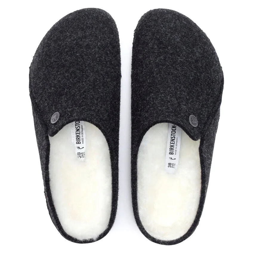 MEN'S BIRKENSTOCK ZERMATT SHEARLING | ANTHRACITE