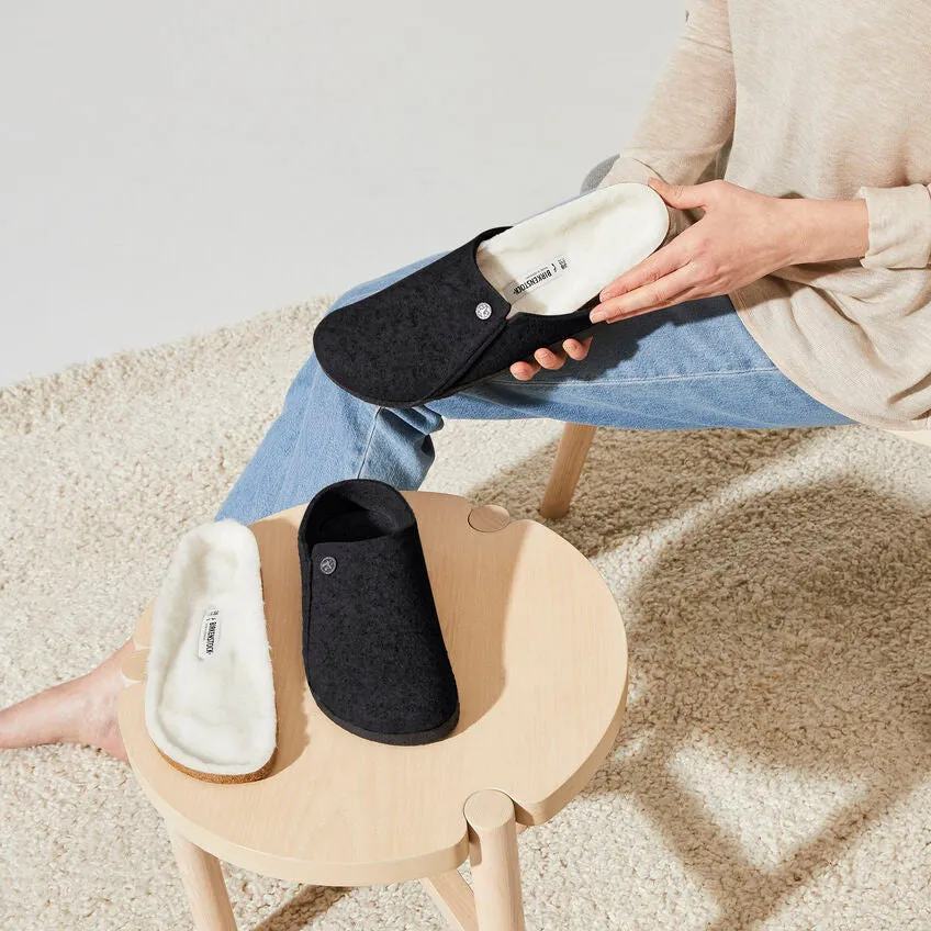 MEN'S BIRKENSTOCK ZERMATT SHEARLING | ANTHRACITE