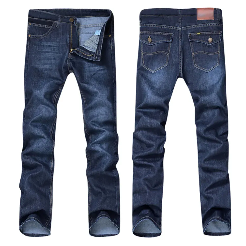 Men's Casual Denim Hip Hop Jeans: Loose Fit Autumn Streetwear